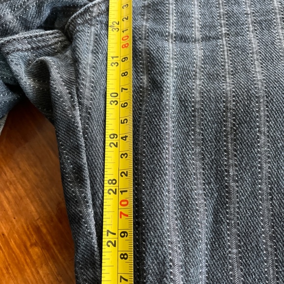 EUC Crest Black with Gray stripes Jeans - Picture 13 of 13